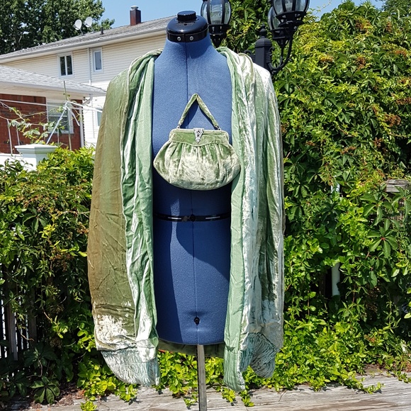Vintage Antique Art Deco Flapper 30s Cloak Cape